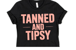 Tanned and Tipsy svg | Summer Svg | Shirt Svg Product Image 3