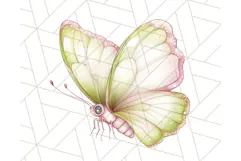 Pastel Fairies and Butterflies PNG, Spring Fantasy Clipart Product Image 4