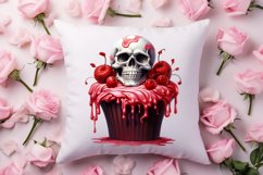 Gothic Valentines Day Clipart, Valentine Skeleton Product Image 4