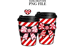 Holiday coffee png design for T-shirts Product Image 1
