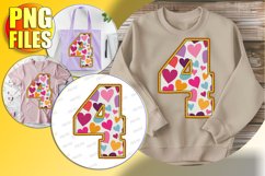 4 Doodle Letter Valentine Joyful Loving Spirit! Product Image 1