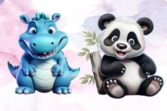 Baby Animals Clipart Bundle, Baby Animals Sublimation Bundle Product Image 5