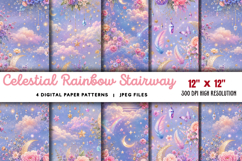 Celestial Rainbow Stairway Heaven JPG Product Image 1