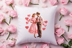 Valentines Day Couple Clipart, Valentines Clipart Product Image 4