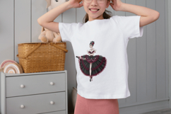 Glossy Gothic Christmas Ballerina Clipart Bundle Product Image 4