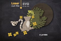 Jungle Animals Bundle SVG laser cut file for Glowforge Product Image 4