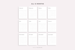 2030 Monthly Calendar Printable &amp; Fillable, A4/Letter Size Product Image 4