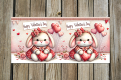 Cute valentine Rabbit | 4 love mug sublimation designs PLUS Product Image 4