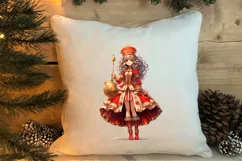Christmas Blonde Girl Clipart Sublimation, Christmas Clipart Product Image 4