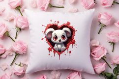 Valentine Broken Heart Animal Clipart, Valentines Couple Product Image 4