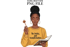 Halloween motivational witch png design for T-shirts Product Image 1