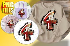 4 Doodle Letter Valentine Loving Romantic Icon! Product Image 1