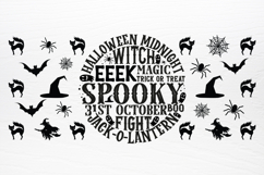 Halloween Round Can glass SVG Product Image 4