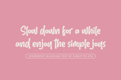 Strawberry Milkshake - Cute Fonts Product Image 6