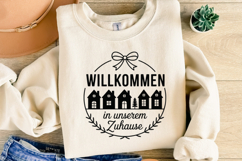 Willkommen in Unserem Zuhause Svg | Christmas | Shirt Svg Product Image 3