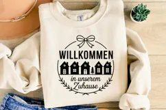 Willkommen in Unserem Zuhause Svg | Christmas | Shirt Svg Product Image 3