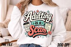 Funny Sarcastic is a Scam PNG Product Image 5