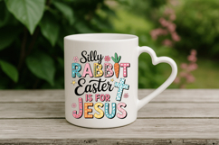 Silly Rabbit Easter is for Jesus PNG PNG Sublimation | Happy Product Image 4