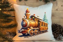 Watercolor Santa Claus Sublimation Clipart, Santa PNG Product Image 4