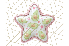 Cute Puffy Star Clipart PNG, 3D Glossy Pastel Stars Clip Art Product Image 4