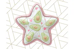 Cute Puffy Star Clipart PNG, 3D Glossy Pastel Stars Clip Art Product Image 4