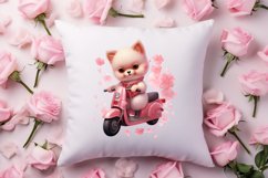 Cute Valentine Pomeranian Puppy, Valentines Clipart Product Image 4