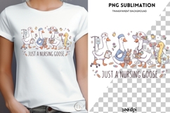 Nursing goose png design for T-shirts Product Image 4