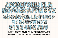Baby Boy Alphabet PNG Clip Art, baby boy letters doodle Product Image 4