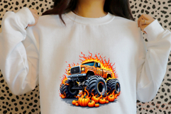 Cool Monster Truck Clipart Bundle | Sublimation PNG Product Image 3