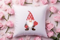 Gnome Watercolor Valentines Clipart, Valentines Clipart Product Image 4