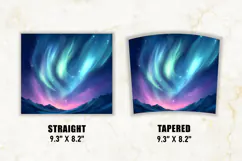 Northern Light Tumbler Wrap | 20 oz tumbler wrap Product Image 2