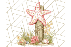 Coastal Cottagecore Summer Clipart PNG, Beachy Calm Vibes Product Image 4