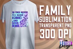 Family Sublimation Design| PNG Design | Family PNG v.2 Product Image 1