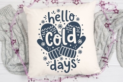 Hello Cold Days Svg, Sweater Weather Svg, Winter Season Svg. Product Image 4
