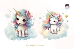 Fairy Unicorn Sublimation Clipart Bundle Product Image 4