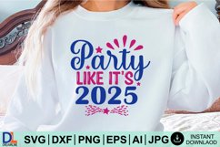 Happy New Year SVG Design, New Year SVG, New Year design Product Image 1