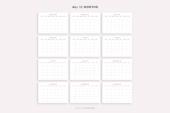 2026 Monthly Calendar Landscape, Printable, A4/Letter Size Product Image 4