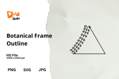 Botanical Frame Outline Product Image 1