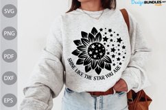 Shine Like The Star You Are / Inspirational Quotes SVG File Product Image 1