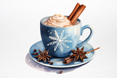 Christmas hot chocolate sublimation PNG Product Image 4