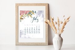 Calendar pages 2022 / 2023 watercolor clipart for planner Product Image 5