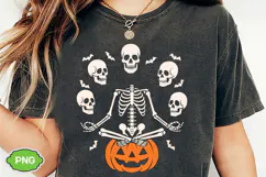 Funny Skeleton Halloween PNG, Spooky Season PNG, Halloween Product Image 4