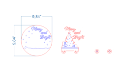 Christmas Tree SVG laser cut files for Glowforge Product Image 4
