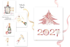 Watercolor Celebratory Icons Set Bundle Product Image 5