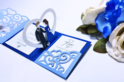 SVG Cricut JOY Mini Pop Up Wedding Bride and Groom Heart Product Image 3