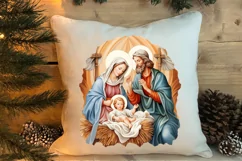 Christmas Nativity Watercolor Clipart, Christmas PNG Product Image 4