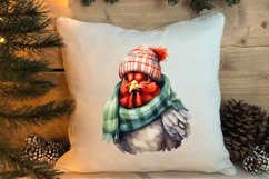 Christmas Farm Animals Sublimation Clipart Product Image 4