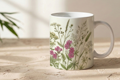 Wrapper mug wildflowers and herbs Product Image 2