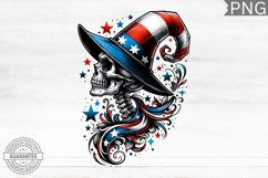 4th of July Skeleton - 4th Of July PNG Design Product Image 1