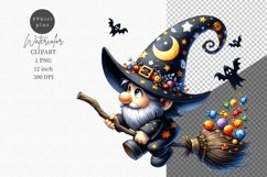 Halloween clipart, Gnome clipart, Autumn clipart Product Image 1
